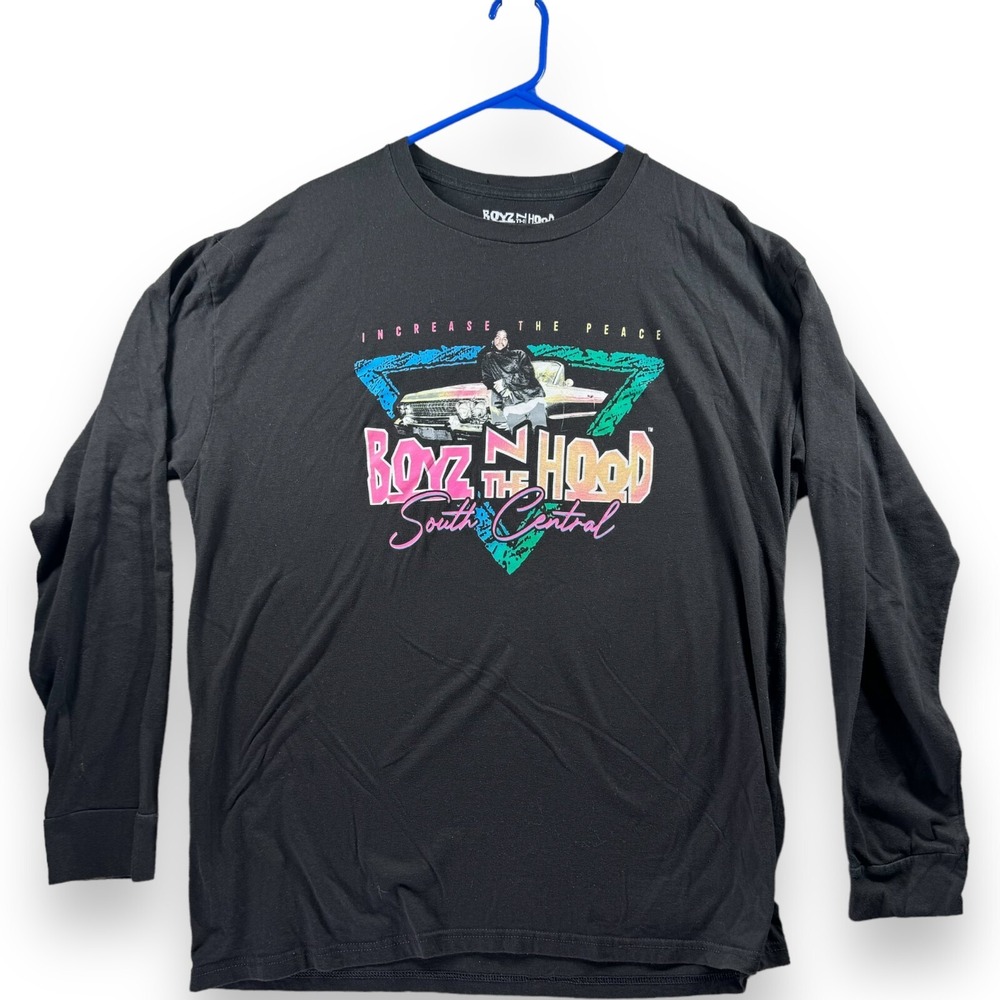 Boyz N The Hood South Central Increase The Peace Long Sleeve T-Shirt Black 2XL